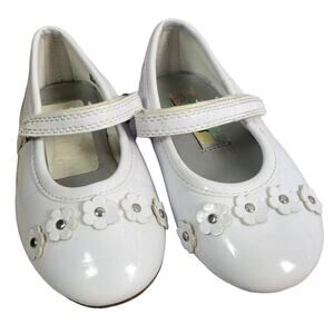 Rachel Shoes Toddler Girl's White Dress‎ Shoes Size 7M